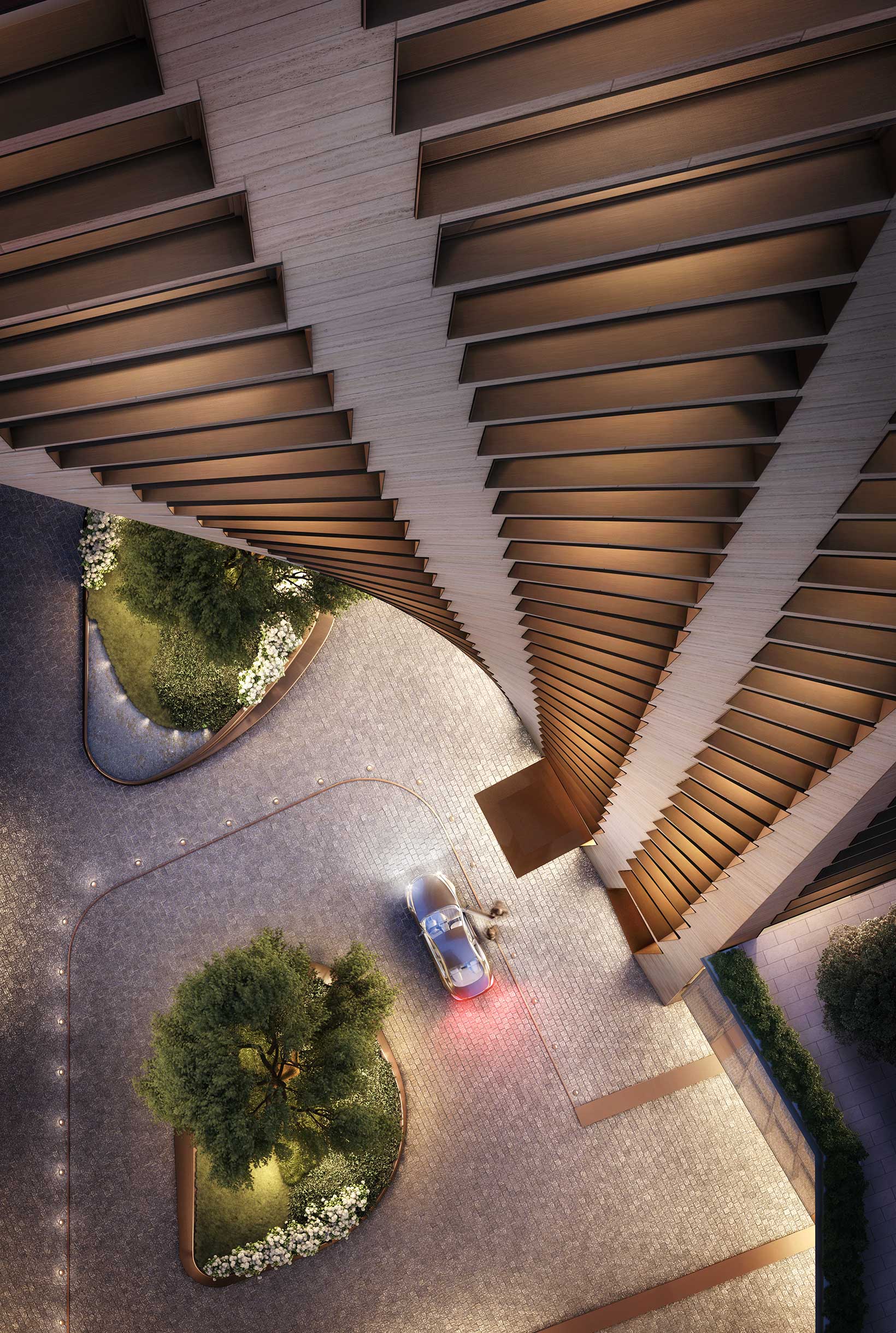 Enzo Enea Landscape Architecture porte cochere